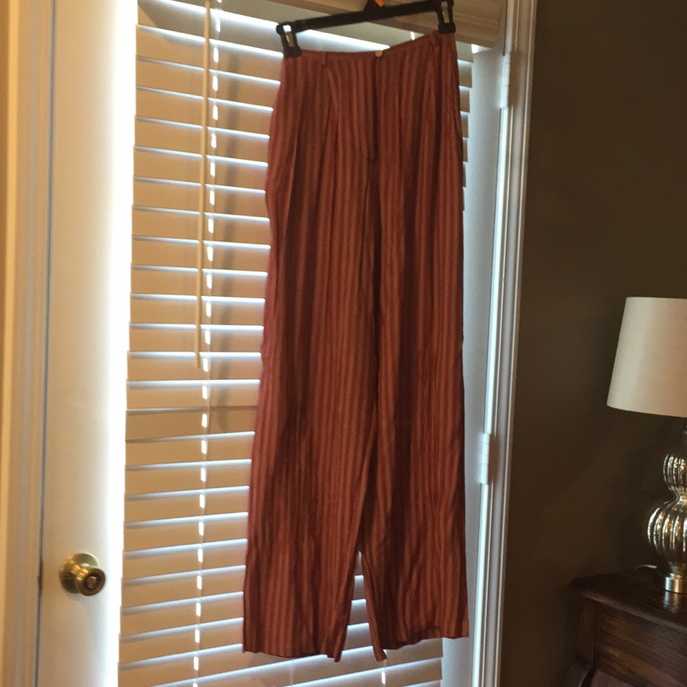 ANN TAYLOR DRESS PANT SZ XS LIGHTWEIGHT RED